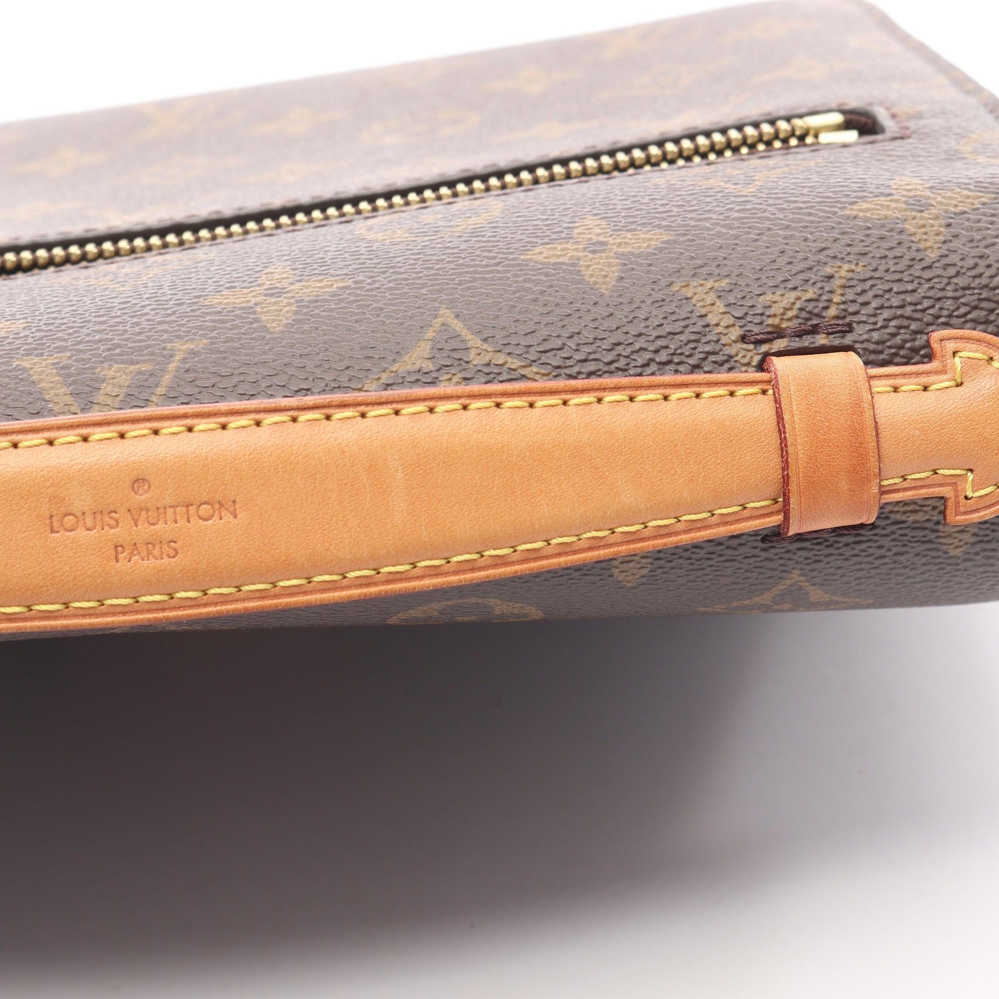 Pochette Metis MM Monogram Handbag PVC Leather Brown 2WAY