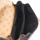 Pochette Metis MM Monogram reverse Handbag PVC Leather Brown Black 2WAY