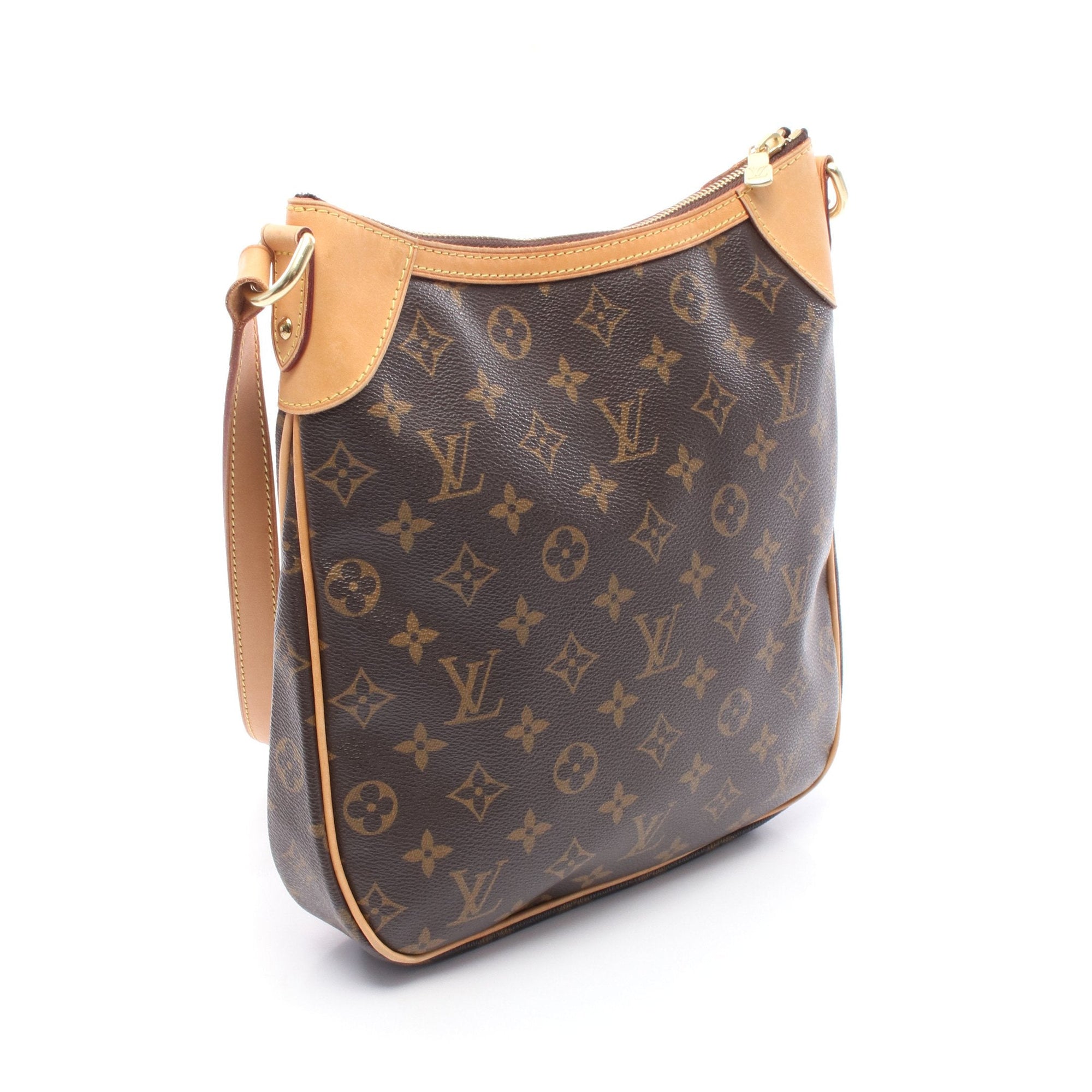 Odeon PM Monogram Shoulder bag PVC Leather Brown