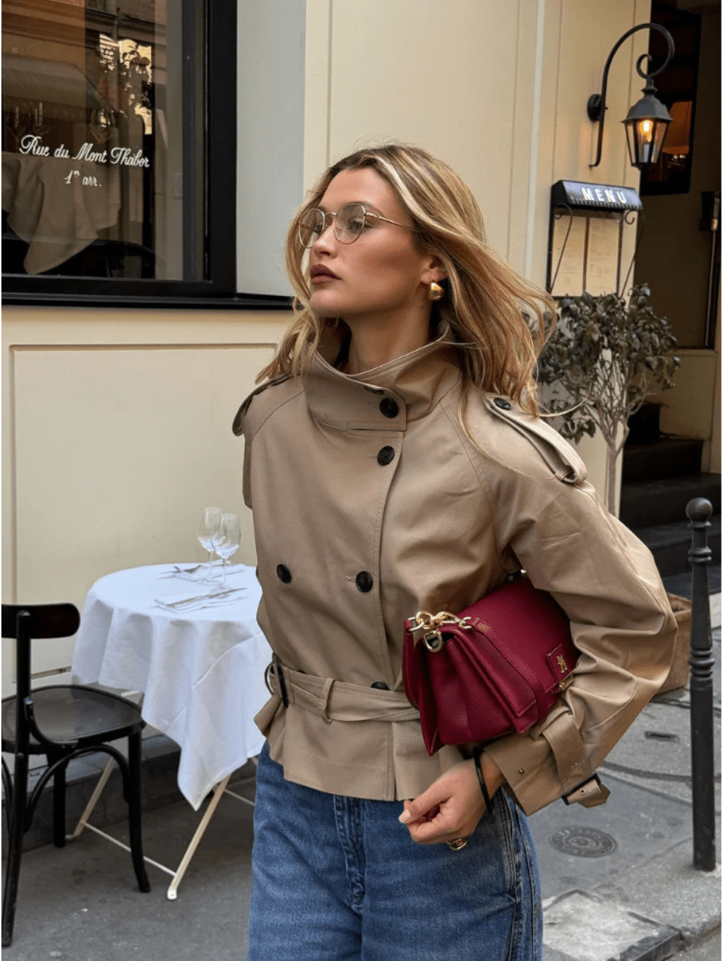 Sofie |  Cropped Trench Coat