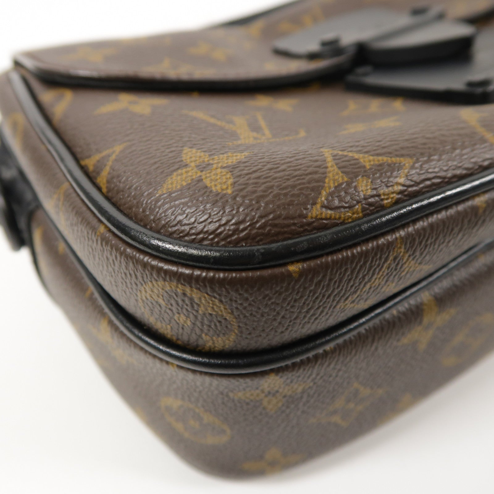 LOUIS VUITTON LV S Lock Messenger 2 Way Shoulder Bag M45806 Monogram Brown
