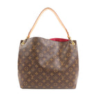 Louis Vuitton Graceful PM Shoulder Bag Monogram Brown