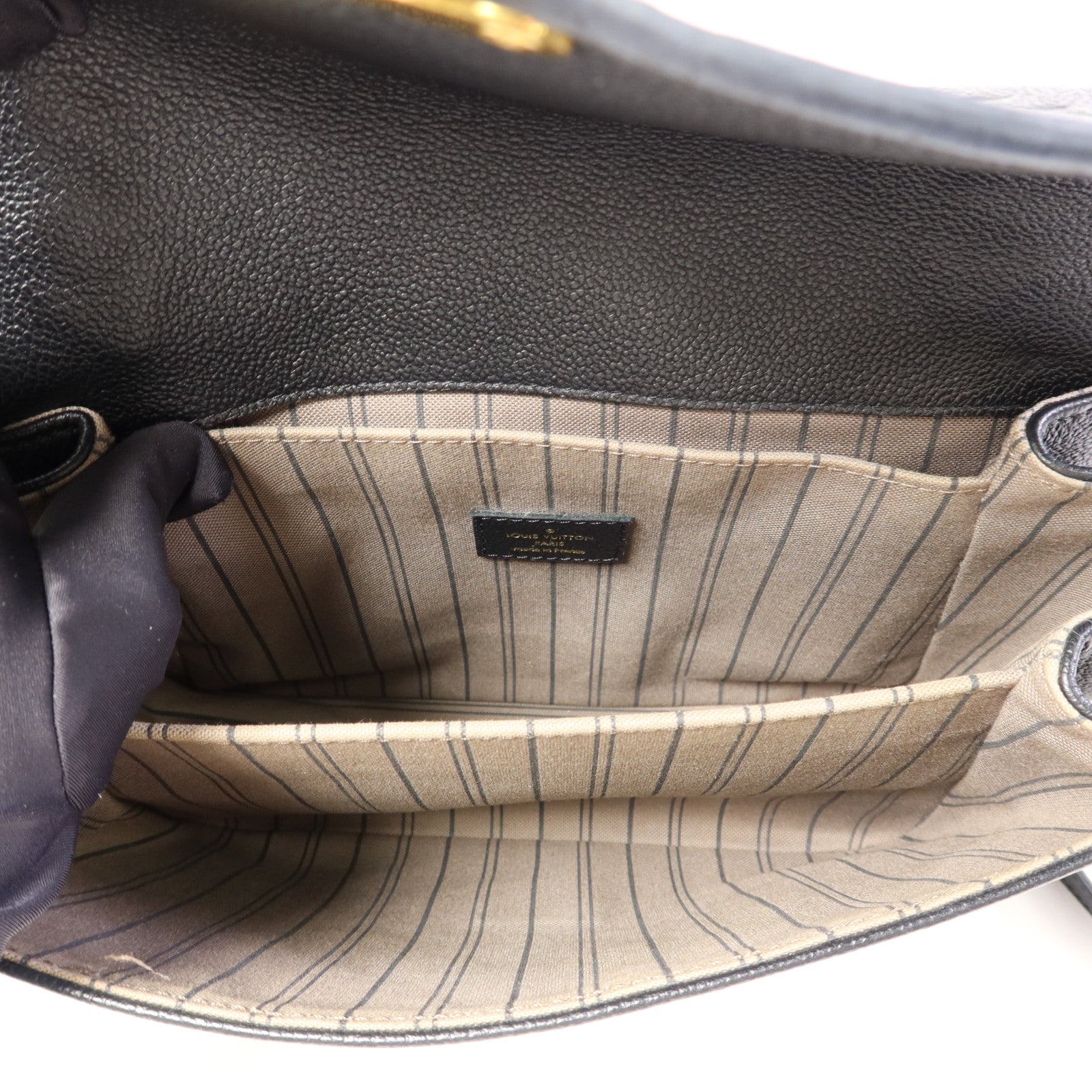 LOUIS VUITTON LV GHW Pochette Metis 2 Way Bag M41487 Monogram Empreinte Black