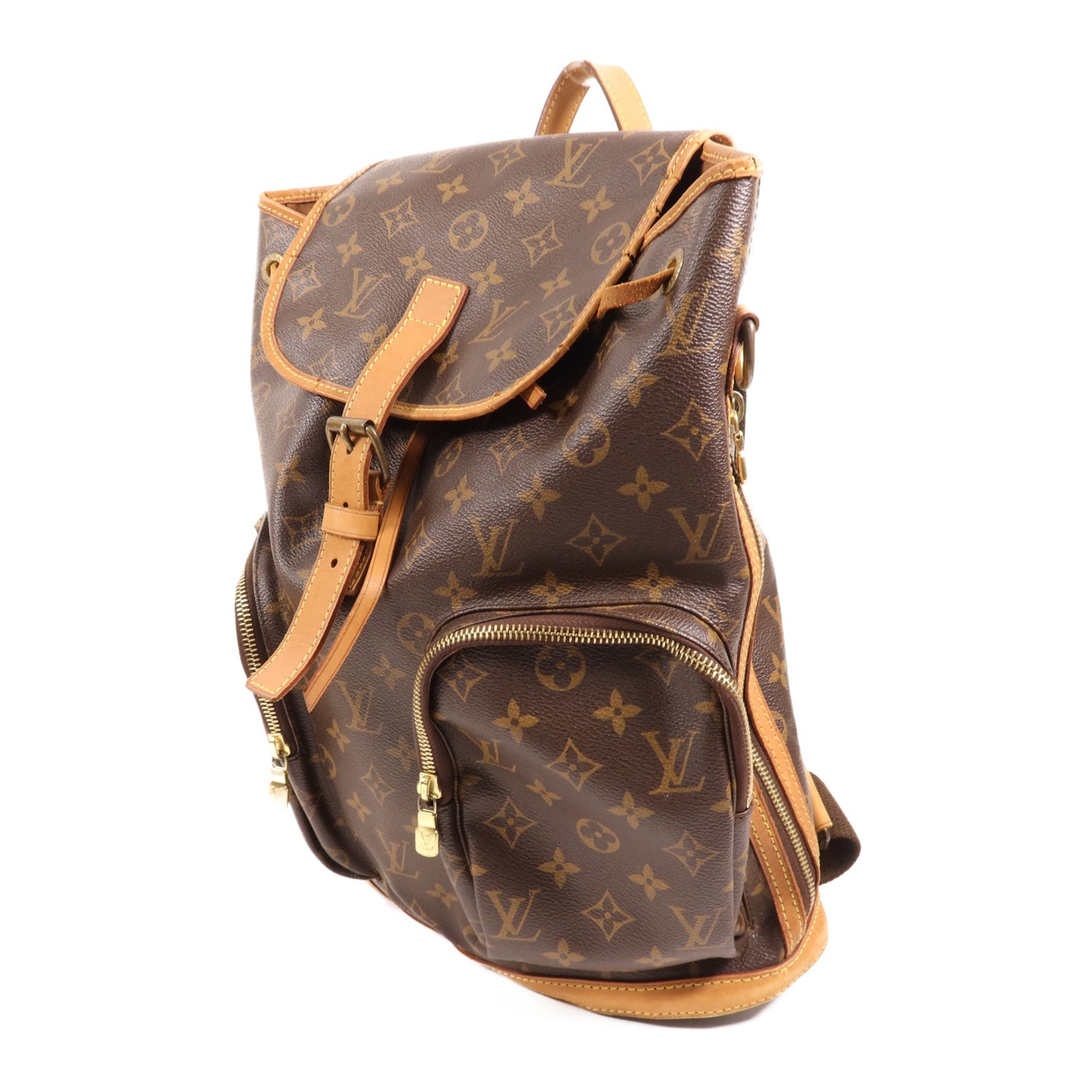LOUIS VUITTON LV GHW Sac A Dos Bosphore Backpack M40107 Monogram Brown