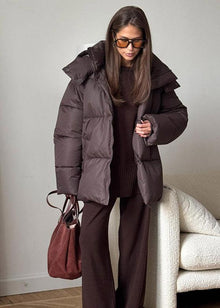 Leila |  Detachable Hood Puffer Jacket