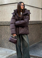 Leila |  Detachable Hood Puffer Jacket