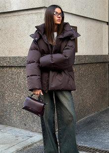 Leila |  Detachable Hood Puffer Jacket