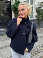 Rosalie | Elegant Jacket with Stand Collar