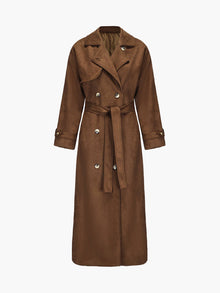 Molly | Trench-coat en faux daim