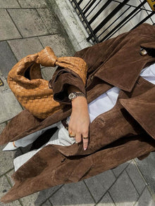 Molly | Trench-coat en faux daim